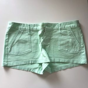 Mossimo mint shorts